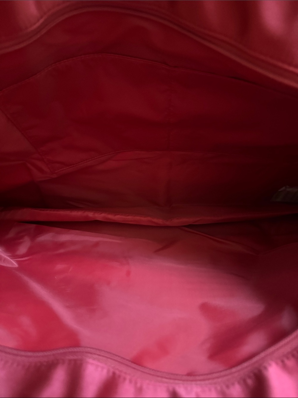 Victoria's Secret Satin Hot Pink Logo Tote - Picture 5 of 5